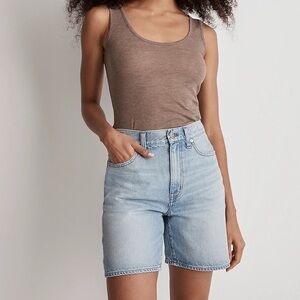 Madewell baggy jean shorts